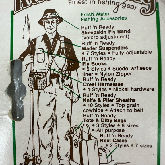 Vintage Ruff’ n Ready Leather Creel Harness New Sealed in Package - Picture 6 of 12